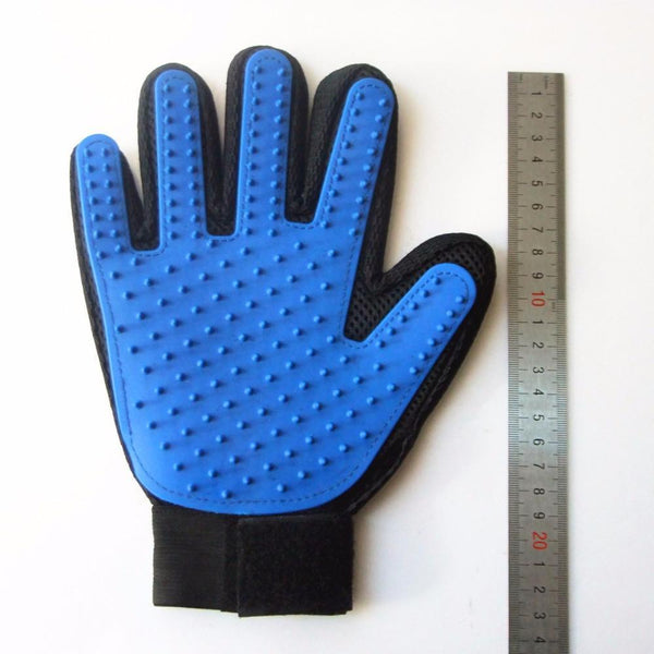 Pet Silicone True Glove Touch Deshedding Brush Cleaning Glove For Dog Cat Gentle Efficient Massage Grooming Pet Dog Accessories