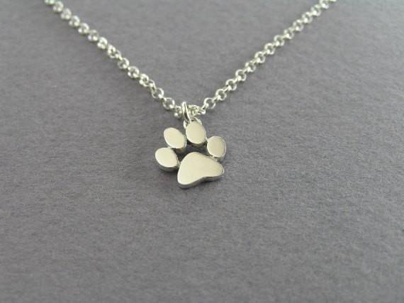 2017 New Chokers Necklace Tassut Cat and Dog Paw Print Animal Jewelry Women Pendant Long Cute Delicate Statement Necklaces