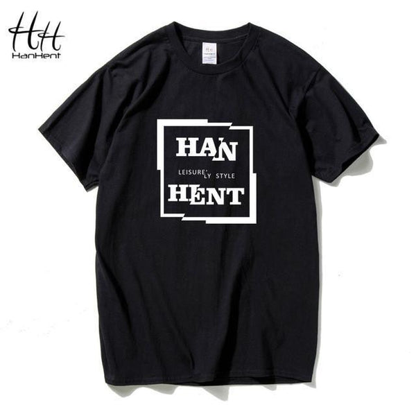 HanHent 2017 Europe Style T shirts Men Summer Fashion Climb To The Moon Printed Tshirt Casual Short Sleeve O-neck T-shirt