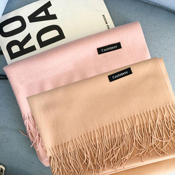 HOT Luxury Brand Scarf Pashmina Cashmere Scarf Wrap Shawl Winter Scarf Women's Scarves Tassel Long Blanket Cachecol High Quality