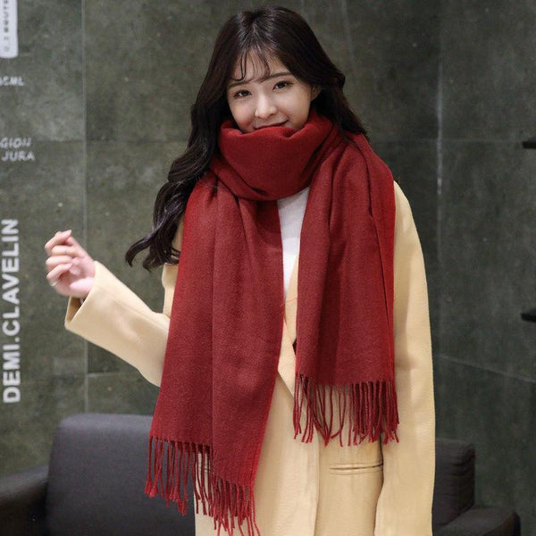 HOT Luxury Brand Scarf Pashmina Cashmere Scarf Wrap Shawl Winter Scarf Women's Scarves Tassel Long Blanket Cachecol High Quality