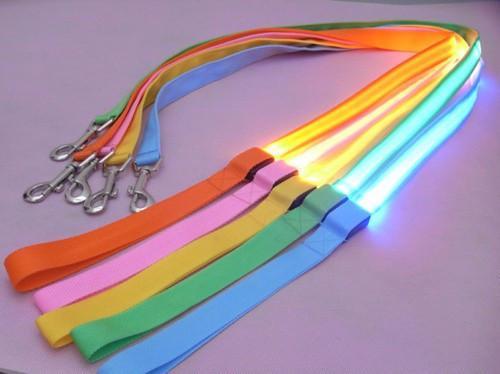 LED Nylon Pet Dog Collar Night Safety Glow Flashing Dog Cat Collar Led Luminous Small Dogs Collars USB Rechargeable