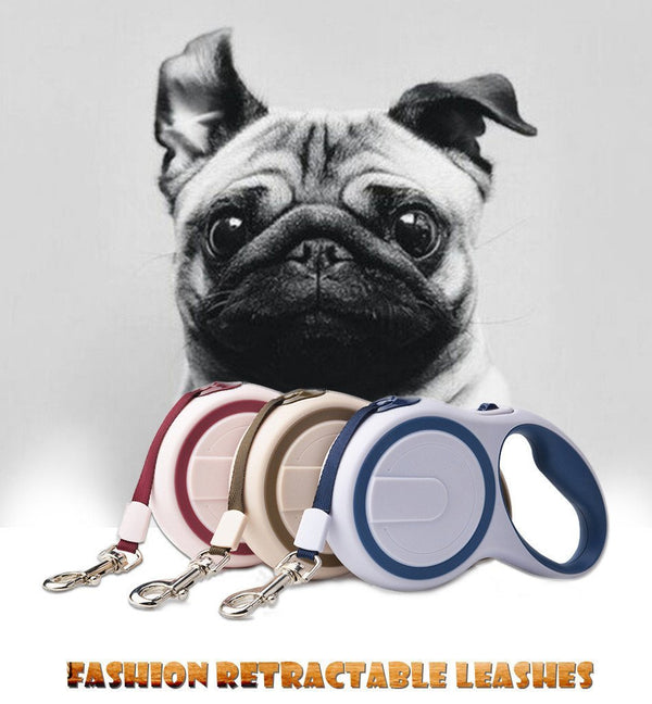 New Arrival Brand ABS High-Grade Stable Durable 3 Meter Automatic Retractable Dog Traction Rope Leashes Pet Leads