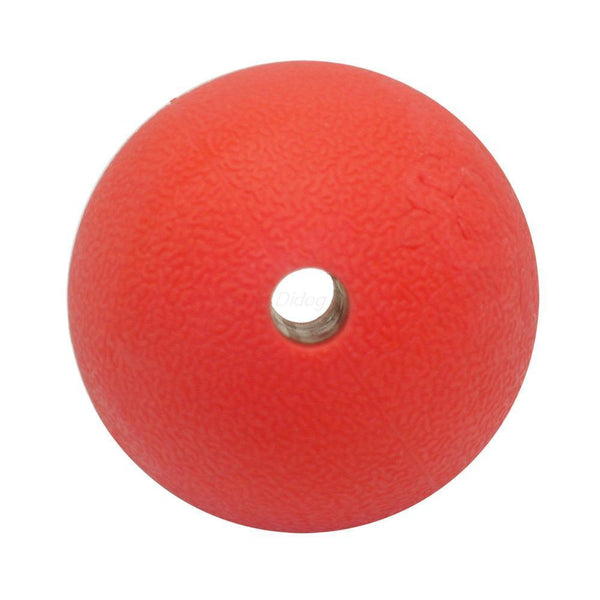 Solid Rubber Dog Chew Training Ball Toys Tooth Cleaning Chew Ball Puppy Pet Play Training Chewing Toy With Rope Handle
