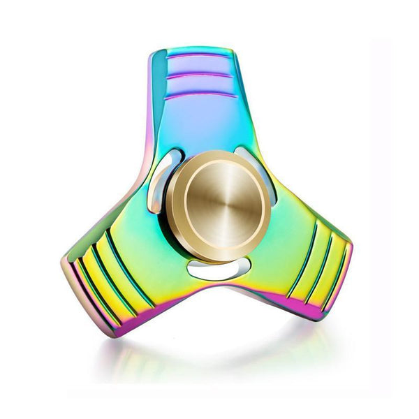 Rainbow Colour Aluminum Fidget Spinner