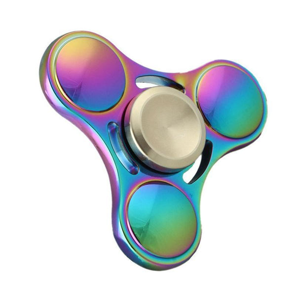 Rainbow Colour Aluminum Fidget Spinner