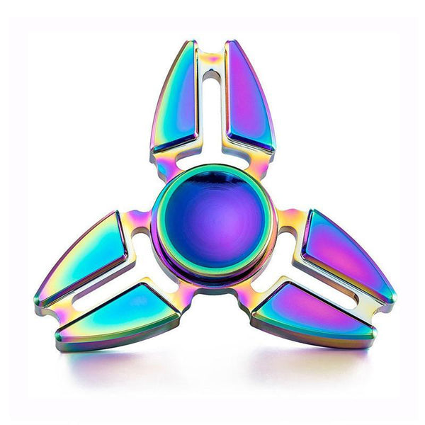 Rainbow Colour Aluminum Fidget Spinner