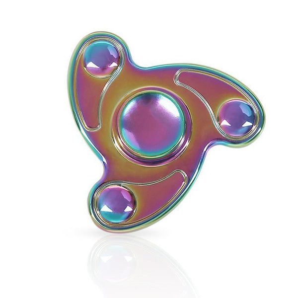 Rainbow Colour Aluminum Fidget Spinner