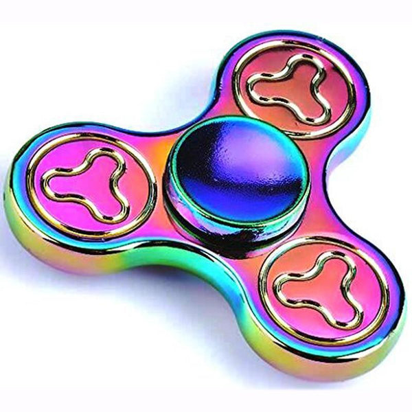 Rainbow Colour Aluminum Fidget Spinner