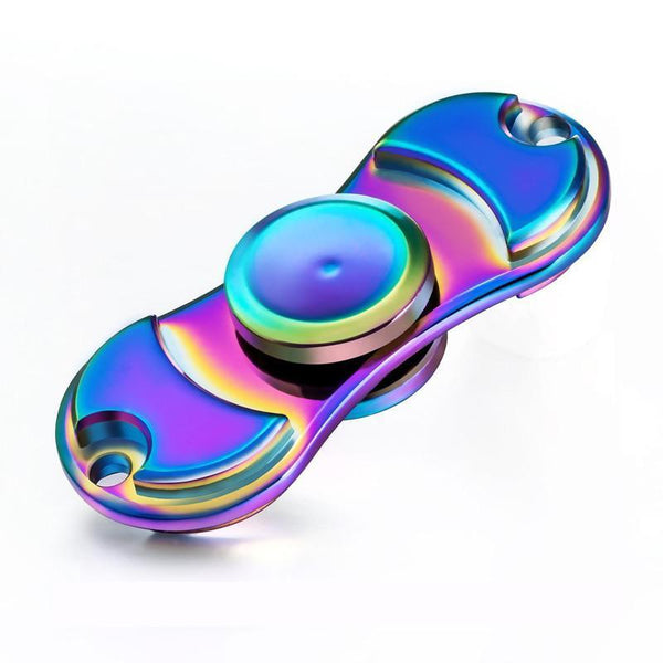 Rainbow Colour Aluminum Fidget Spinner