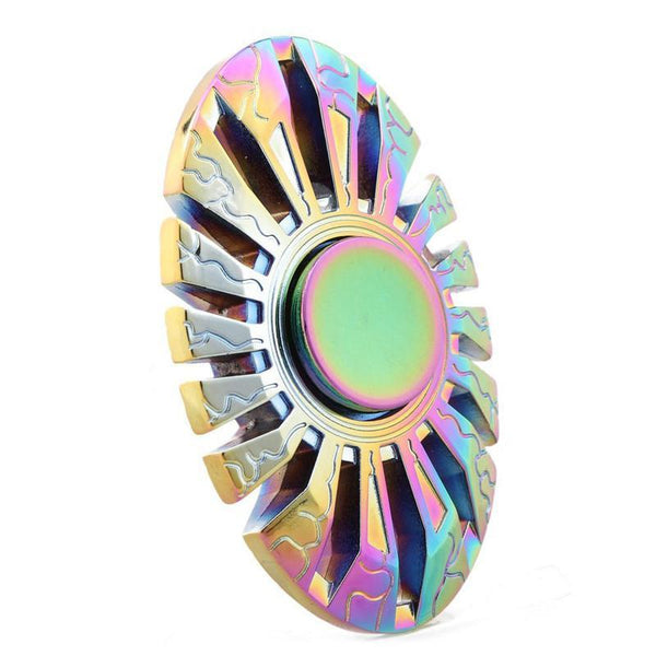 Rainbow Colour Aluminum Fidget Spinner