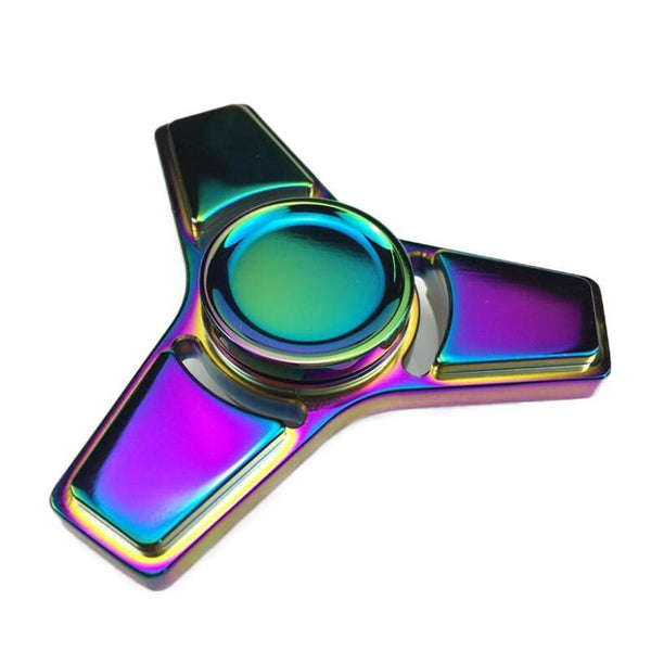 Rainbow Colour Aluminum Fidget Spinner