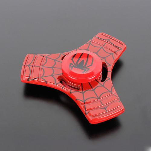 Captain America Hand Spinner Super Hero EDC Metal Tri Fidget Spiner Superman Batman Spiderman Batman Iron Man Finger Gyro Toys