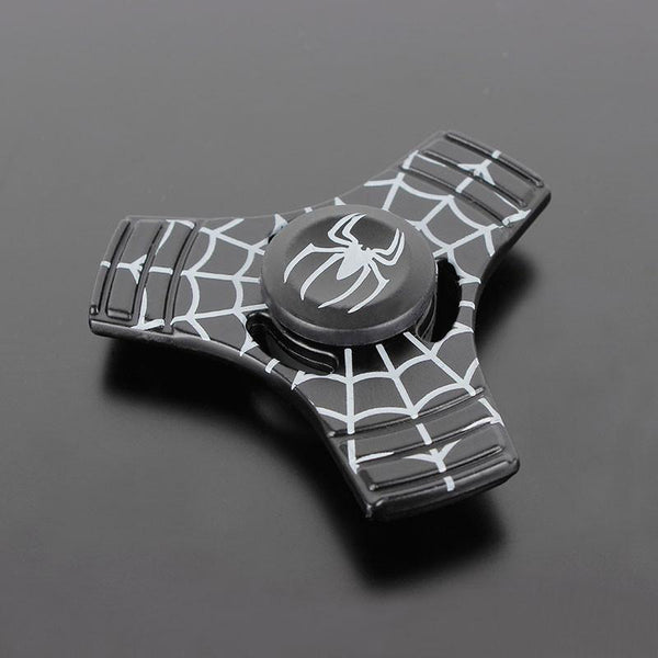 Captain America Hand Spinner Super Hero EDC Metal Tri Fidget Spiner Superman Batman Spiderman Batman Iron Man Finger Gyro Toys