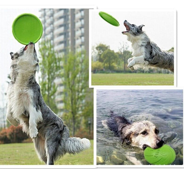 Eco-friendly Pet Product Natural Rubber Material Pet Dog Toy Frisbee Dog Training