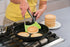Clever Tongs - 2 in 1 Kitchen Spatula and Tongs Non-Stick Heat Resistant Stainless Steel Frame Silicone and Dishwasher Safe