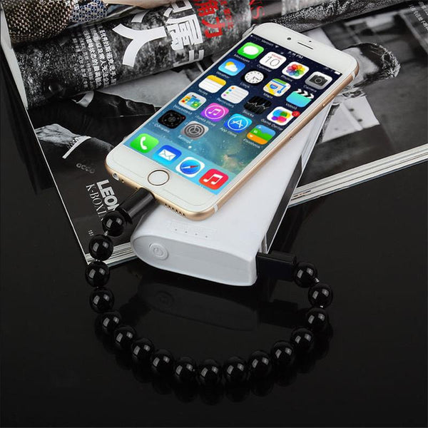 Beaded Bracelet USB Charging Cable