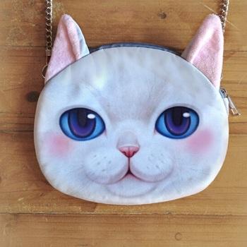 Cute Cat Face Tote Bag