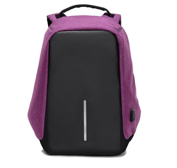 Theft Proof Backpack made with cut-proof material, hidden zipper closures and secret pockets